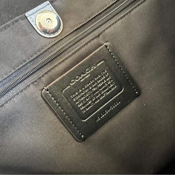 NWT Coach Derby Tote Soft Leather in Mist Blue - Picture 13 of 16